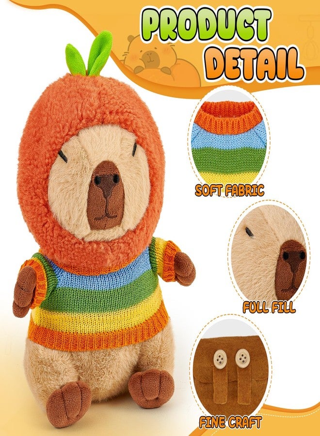 G.C 13 Pcs Plush Stuff Toys with Clothes Accessories Kids Stuffed Animal Toddler Pretend Play Dress Up Birthday Gifts 3 4 5 6 7 8 Year Old Boys Girls - Image 2